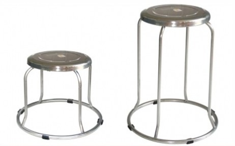 Ghế đôn mặt inox 45