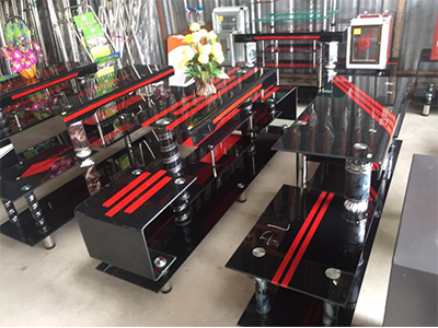 Kệ kiếng Tivi 06