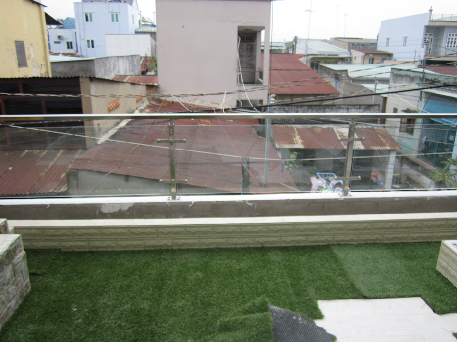 Lan can kính cường lực Inox -02